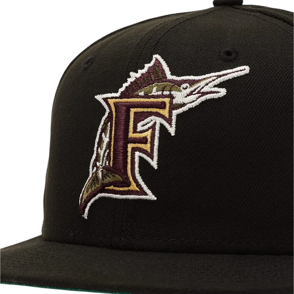 New Era Florida Marlins Botanical Fitted Hat 59FIFTY Cap - Picture 2 of 11